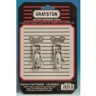 Grayston Small Lockable Toggle Fasteners, Pair